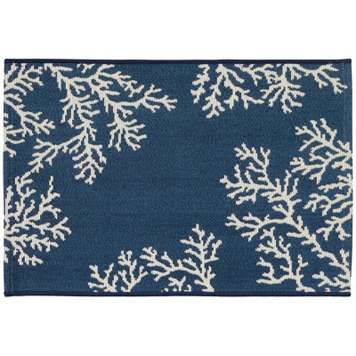Esencia No Pattern And Not Solid Color Synthetic Non-Skid Kitchen Mat