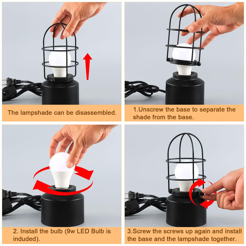 Lampe fantaisie en métal Critchfield