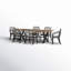 Eloisa 94.5'' Rectangular Outdoor Dining Set-693914780
