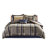 Twin XL Plaid Comforter Set with Bed Sheets-131460908