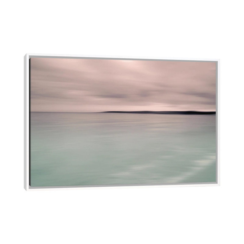 Dawn - Painting on Canvas, 101.6 cm H x 66.04 cm W, White Framed