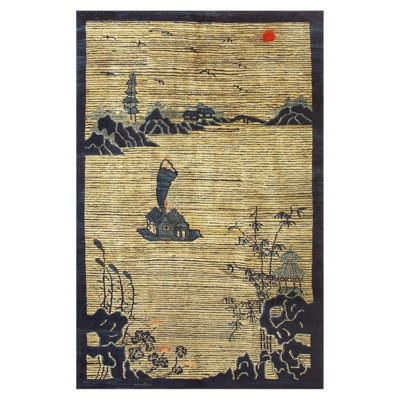 Tapis de Pékin antique des années 1920