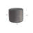 Qiviut Gray Tall Pouf-329219443