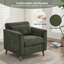 Chaise d'appoint rembourrée avec coussin Carlaya-407204197