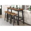 2 tabourets de comptoir en bois d'hévéa massif, style transitionnel, 2 pièces-2031535993-2031535998