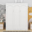 Grand lit escamotable avec tablettes-493143067