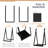 Ostell 16'' W Metal Log Rack