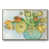 Toile avec cadre en bois naturel