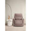 Fauteuil inclinable pivotant en microfibre Cozy-112357171
