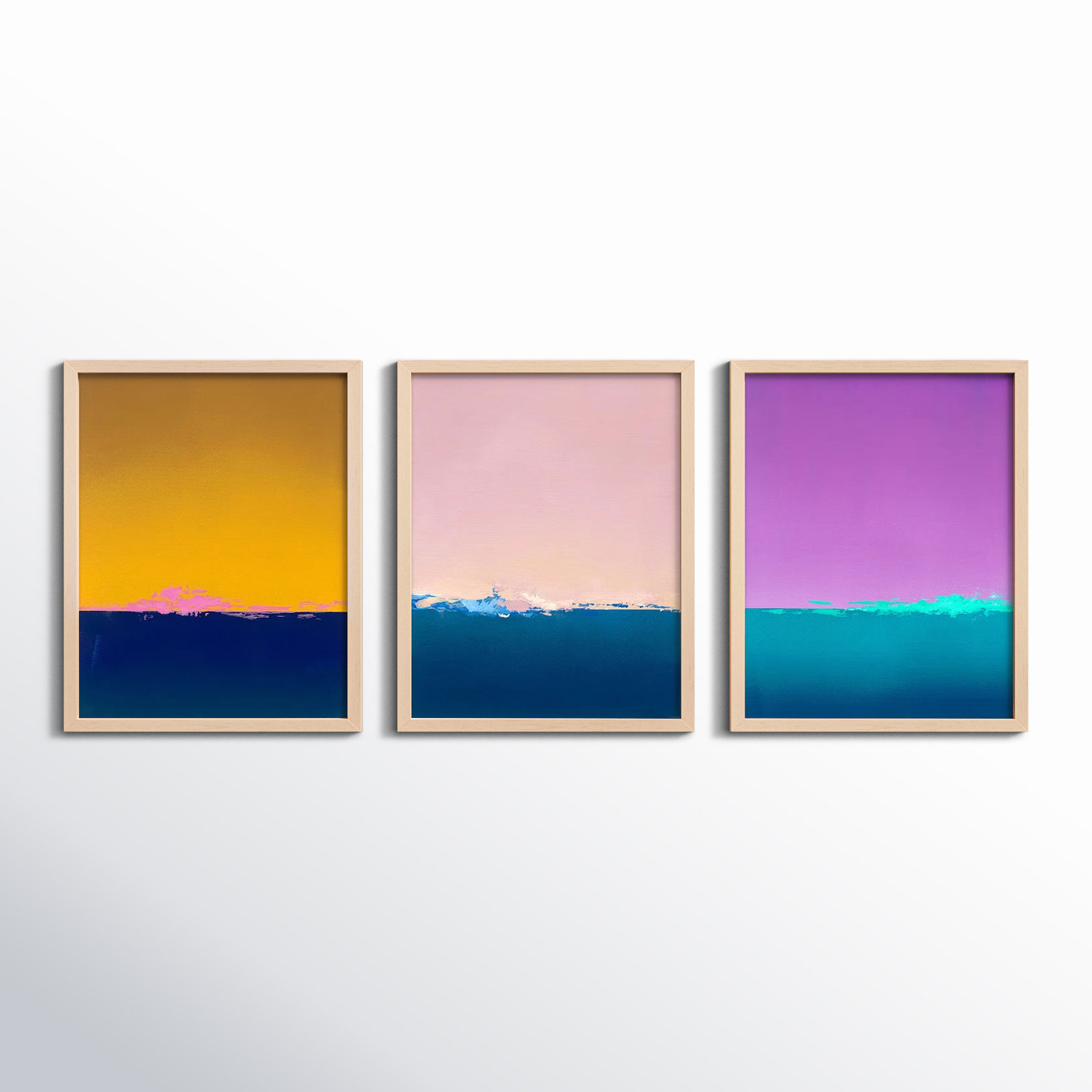 Horizon by Lee Lessem, Beige, 50" H x 40" W x 1.25" D