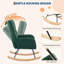 Chaise berçante rembourrée Teddy-130390472