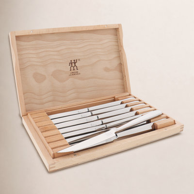 ZWILLING Steak Knife Set of 8, German Knife Set, Stainless Steel