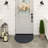 Amoura Geometric Tiled Medallion Recycled Rubber All Weather Non-Slip Outdoor Slice Door Mat-1840234664