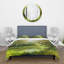 Green Pond With Spring Trees - Ensemble de housse de couette Country - Microfibre de polyester-66392891
