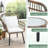 3 Pieces Rattan Wicker Outdoor Conversation Bistro Set,Beige-22751230