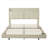 Queen Size Floating Bed Frame With Storage Headboard-1000635258