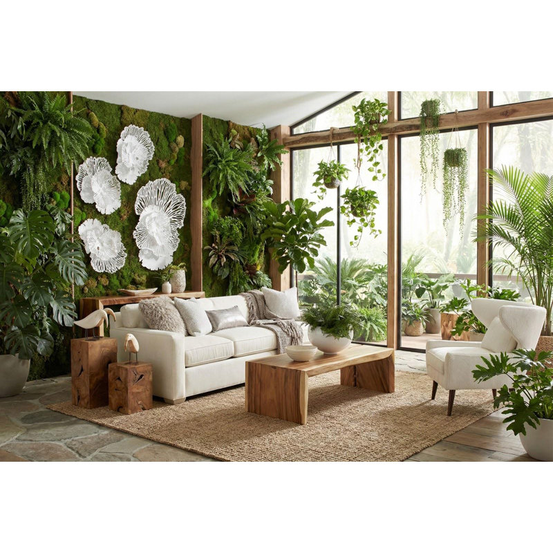 Flower Wall Décor, White