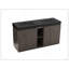Meuble-lavabo autoportant en chêne fumé GALAN60F-129463458