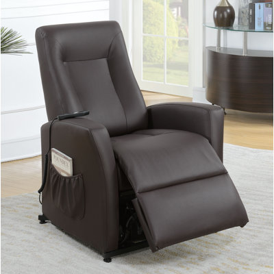 81.28cm Wide Faux Leather Lift Assist Standard Recliner