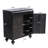 Art Accent Cabinet With 2 Doors, Sideboard Buffet Cabinet With Storage, Distressed Decorative Storage Cabinet With Embossed Pattern For Entryway Living Room Dining Room