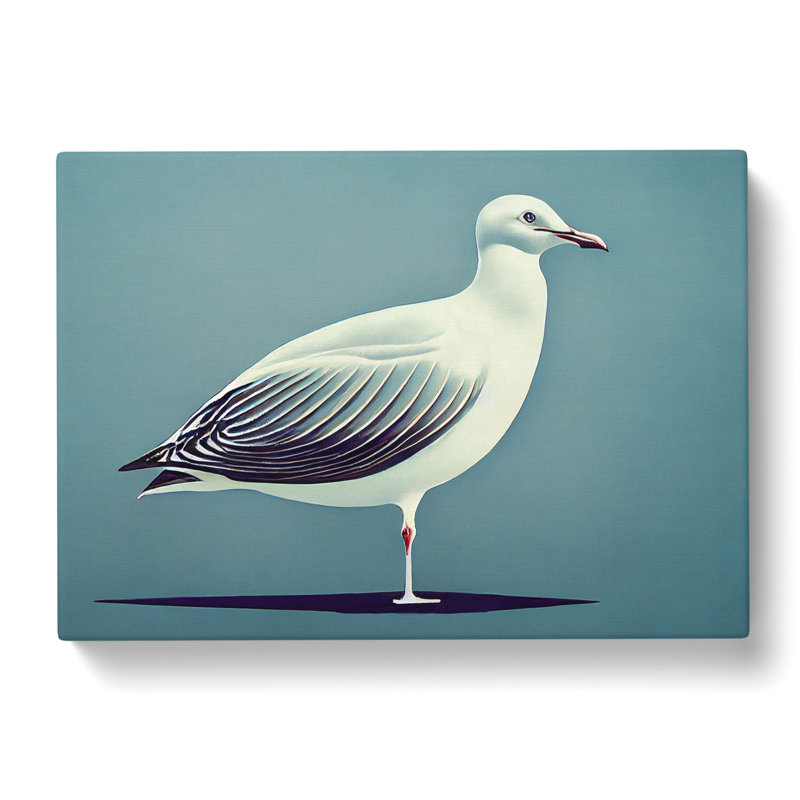 Seagull Portrait Vol.2 - Wrapped Canvas, 35cm H x 50cm W x 3cm D