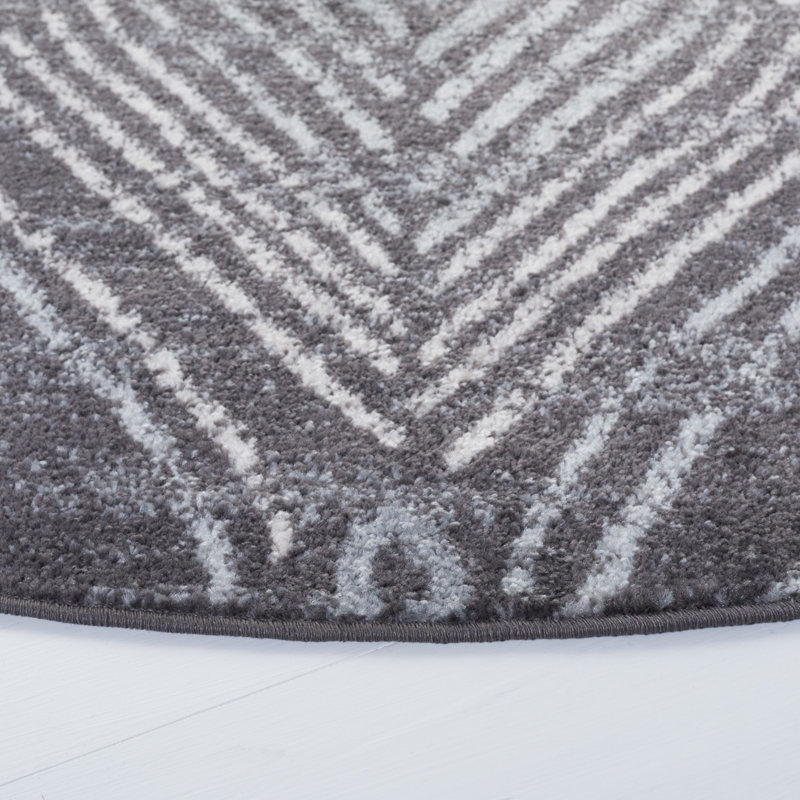 Tapis à chevrons Brynlea Performance, Carré 6 pi 7 po