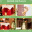 Arbre à chat de Noël de 54 pouces de hauteur avec une base stable et une haute tour souple pour chats de 54 pouces offrant un coffre-fort de divertissement à plusieurs niveaux