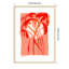 «Galya Palms At Sunset» par Treechild, impression sur bois encadrée-100477594-100477596