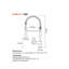 Robinet de cuisine rétractable AvaMalis-96367091