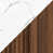 Walnut Wood Grain/White Stone  is out of stock
