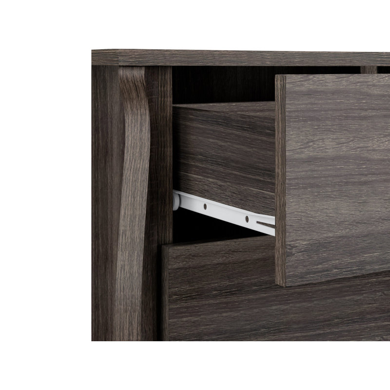 Emerystone 68 Cm Wide 2 Drawer Sideboard, Grey Oak