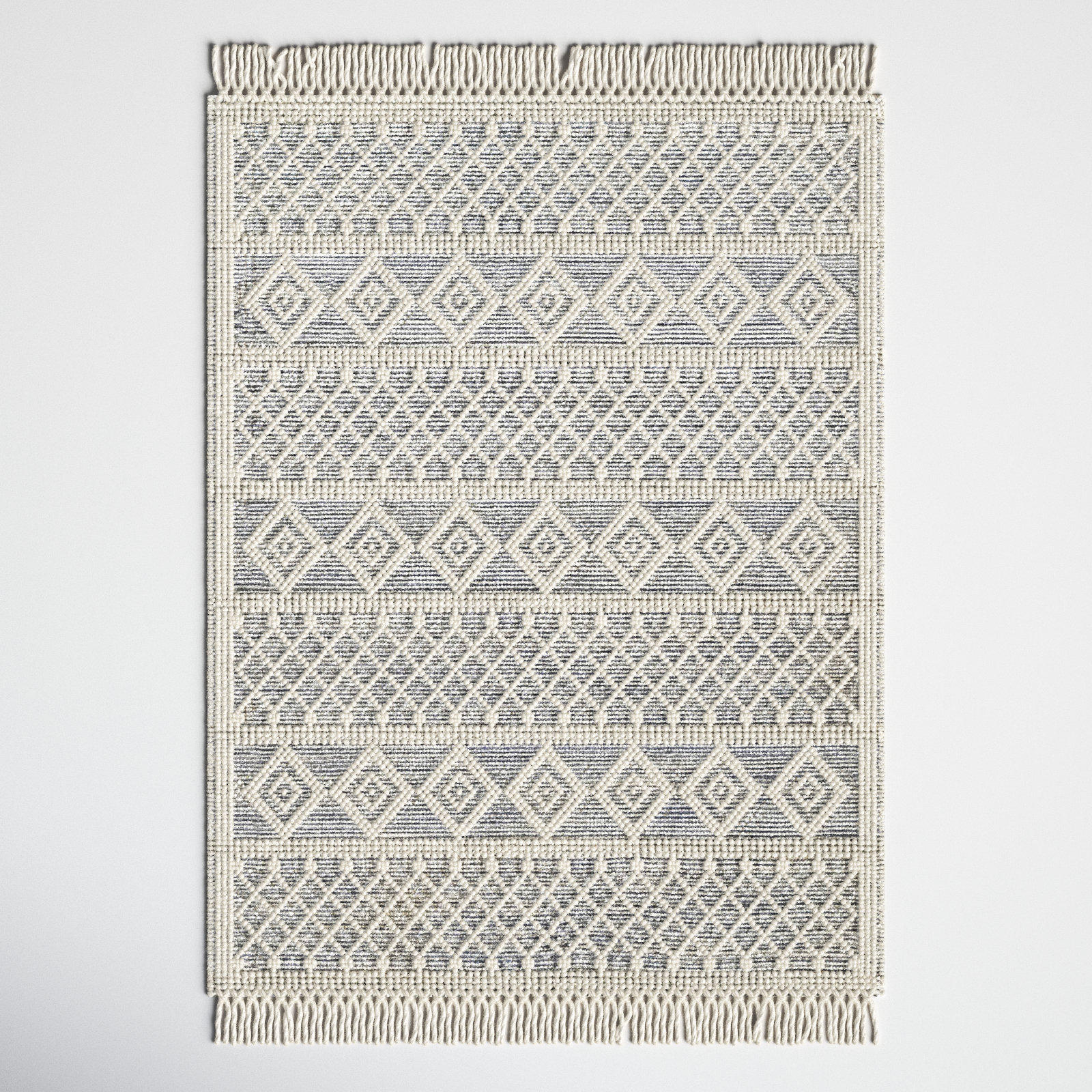 Handmade Rug, Rectangle 5' x 8'