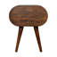 Table de chevet circulaire châtaignier