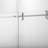 52 in. W x 78 in. H Single Added Frameless Shower Door with Clear Glass-66707855