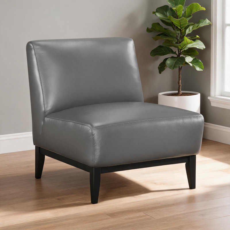Fauteuil de chambre à une place 28,5 po Luxueux, Grey