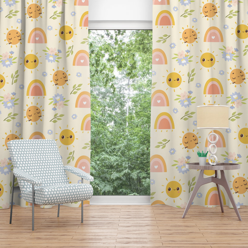 Paire de rideaux obscurcissant Chorleywood, L 20 po x H 52 po