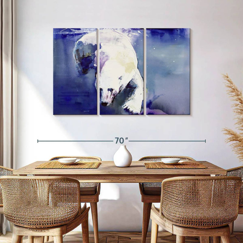 Brampt Underwater Bear, 36" H x 57" W