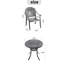 Mobilier de patio en fonte d'aluminium avec coussins-1610825520