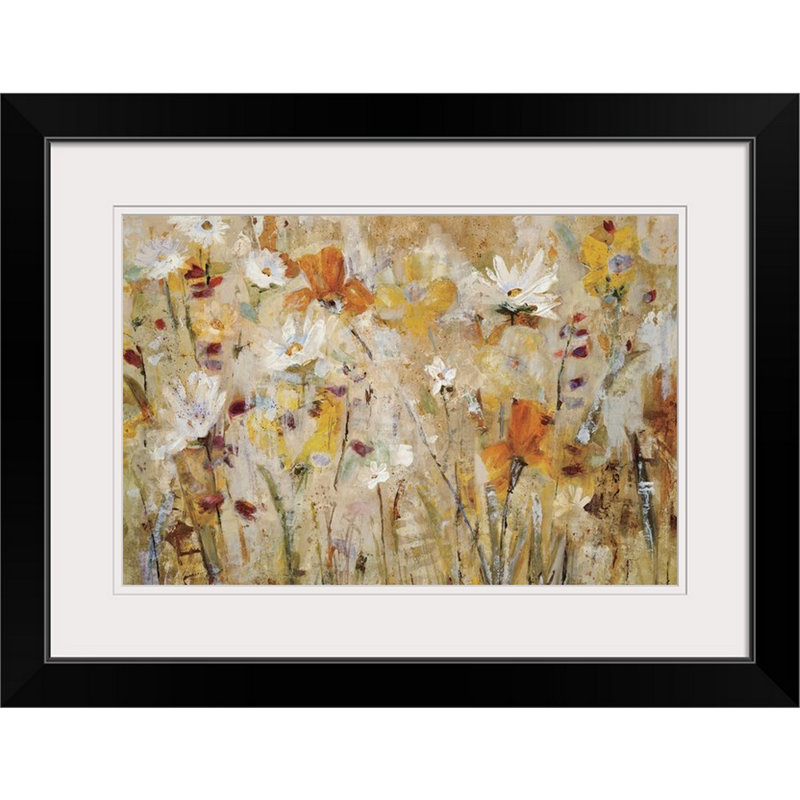 " Jostle ", 20" H x 26" W x 1" D, Black Framed