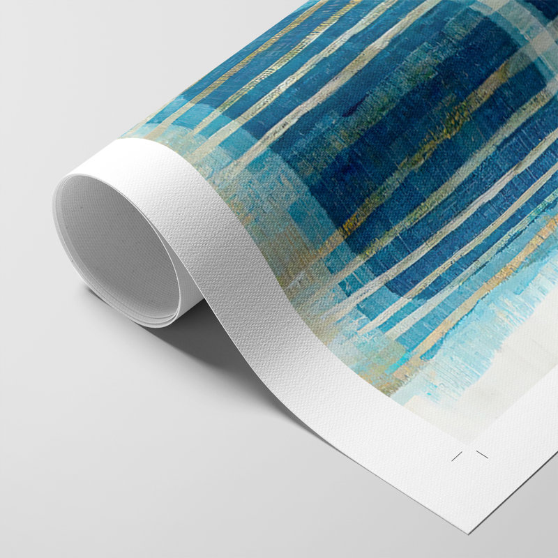 Bleu bleu horizon II - impression sur toile seulement - non encadrée, H 18 po x l 12 po
