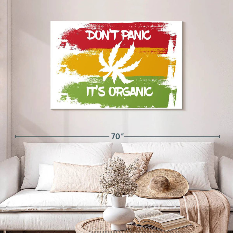 Senne Organic Marijuana, 30" H x 45" W