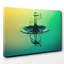 Water Droplet Rain Abstract - Wrapped Canvas-19095722