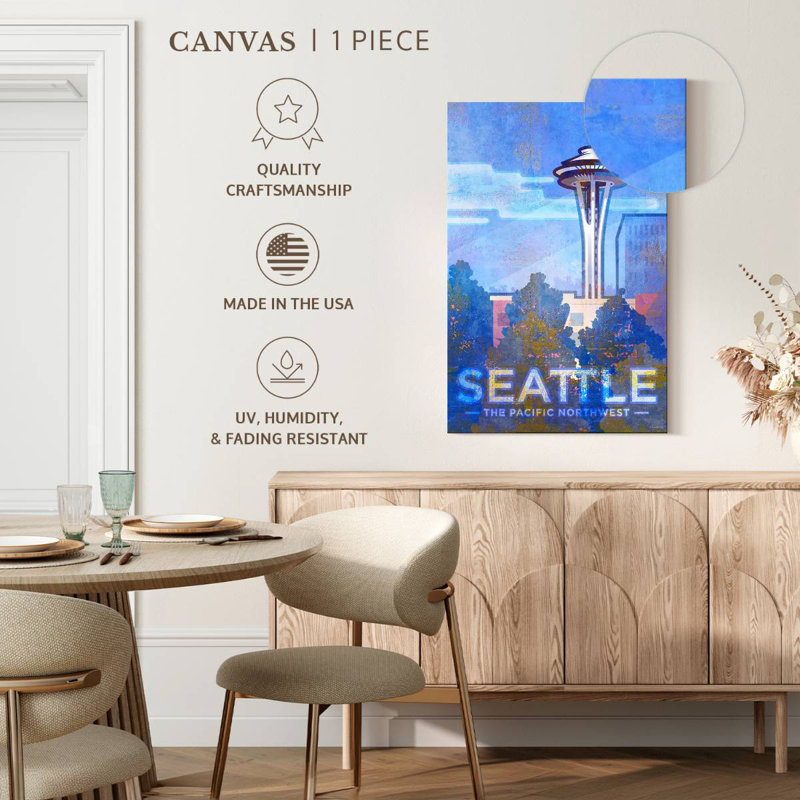 Seattle I, 24" H x 16" W