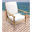 Sunbrella 22" x 45" Outdoor Deep Seat Cushion Set with Ties-1740903267