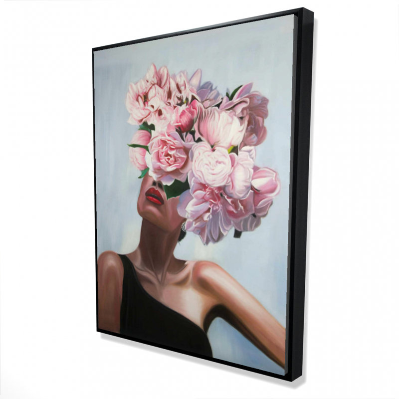 See Life In Flowers Print On Canvas