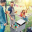 76L Rolling Cooler Cart Portable Cooler Ice Chest On Wheels-Silver