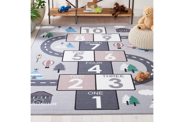 Hawkesbury Common Gray/Pink Area Rug