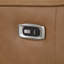 Ensemble de canapé inclinable électrique moderne 3 pièces brun