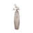 Jocelyn Modern Textured Tall Glass Vase for Home Decor - Decorative Table Flower Vase with Metal Rim for Living Room Styling and Tabletop Display - Tan-1287238130-1287238129