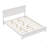 Modern Solid Wood Platform Bed With Sturdy Wooden Slats Support,No Box Spring Needed-309148466-319021408